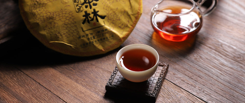 Tea prepared for tasting at Orientaleaf