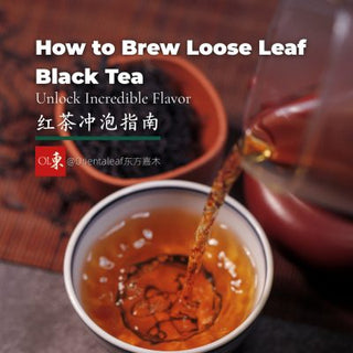 A close-up shot of vibrant red black tea being poured from a teapot into a cup.