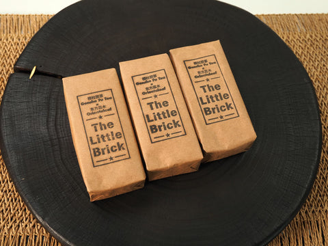 The Little Brick 2018 Golden Flower Fu Tea; one 100g brick included