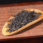 Dry leaves of Wild Wilderness Dianhong Black Tea from uncultivated forest