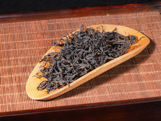 Dry leaves of Wild Wilderness Dianhong Black Tea from uncultivated forest