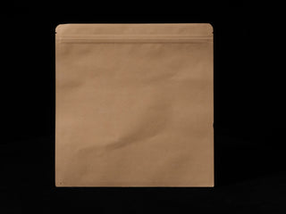 Stand up kraft paper tea pouch with foil lining for fresh tea storage