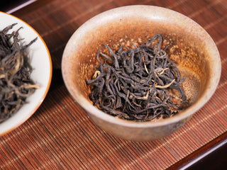 Gongfu brewing setup for Ancient Tree Dianhong Black Tea