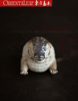 Tea Pet - Yixing Purple Clay Crocodile