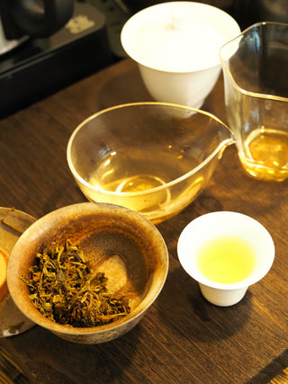 On Taoism Silk Road Black Pearl Jin Hua Raw Pu-erh Fu Tea