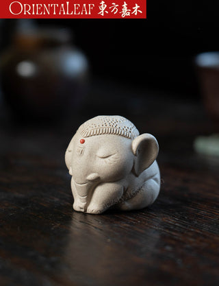 Tea Pet - Purple Clay Tea Pet Taiping Peaceful Elephant