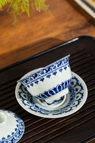 Jingdezhen Blue and White Porcelain Gaiwan