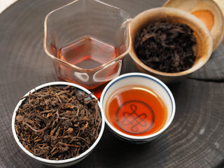 Complete brewing presentation of 2024 Bulang Mountain bold ripe pu-erh tea