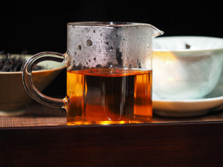 Visual clarity of brewed Wild Wilderness Dianhong Black Tea liquor