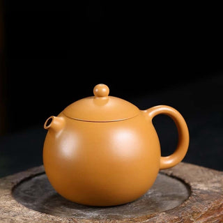 Yixing Purple Clay Teapot - Dragon Egg Pot