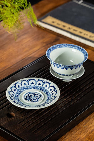 Jingdezhen Blue and White Porcelain Gaiwan