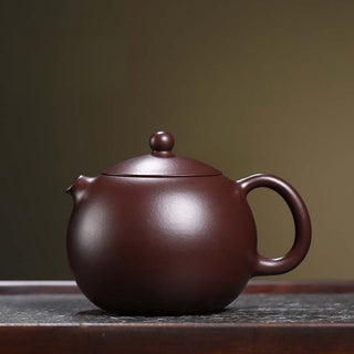 Yixing Purple Clay Teapot - Dragon Egg Pot