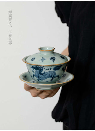 Jingdezhen Ru Ware Thin-bodied Gwaiwan