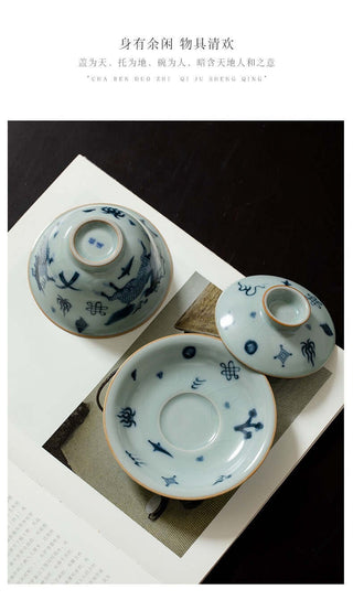 Jingdezhen Ru Ware Thin-bodied Gwaiwan