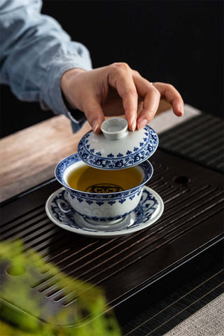 Jingdezhen Blue and White Porcelain Gaiwan