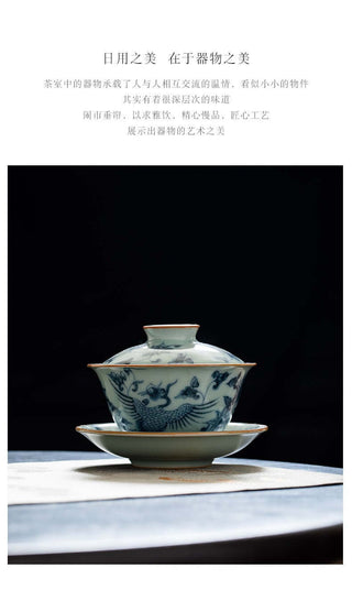 Jingdezhen Ru Ware Thin-bodied Gwaiwan