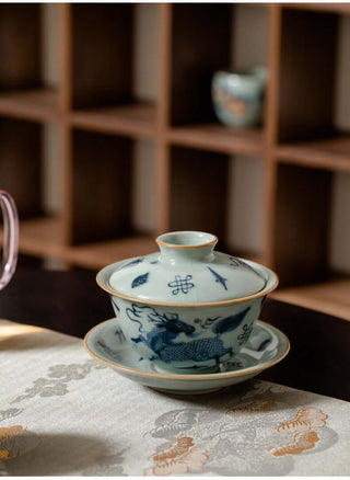 Jingdezhen Ru Ware Thin-bodied Gwaiwan