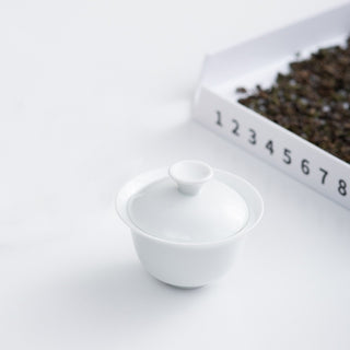 Essential Basic White Porcelain Gaiwan 110ml