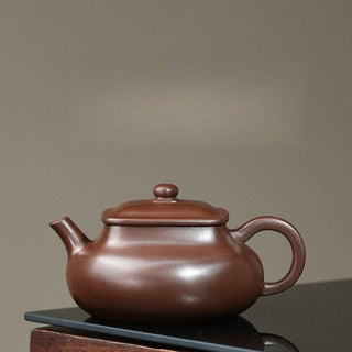 Yixing Purple Clay Teapot - Heaven Is Round and Earth Is Square