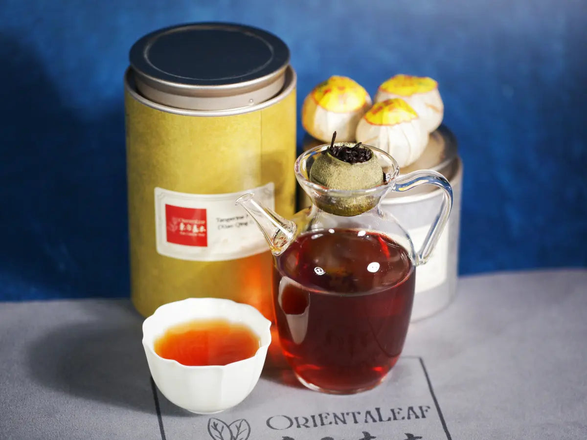 2014 Tengma Pu-erh Mini Green Tangerine