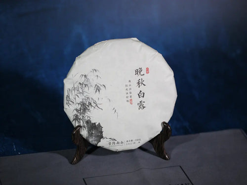 Pastel de Té Shou Mei Añejado de Fuding 2021 - Cosecha de Otoño Grado 1 (150g)