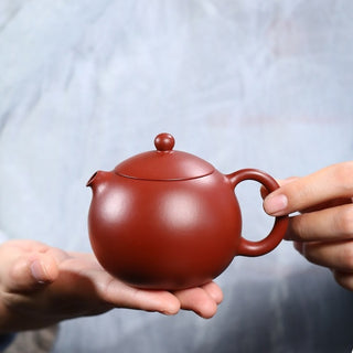 Yixing Purple Clay Teapot - Dragon Egg Pot