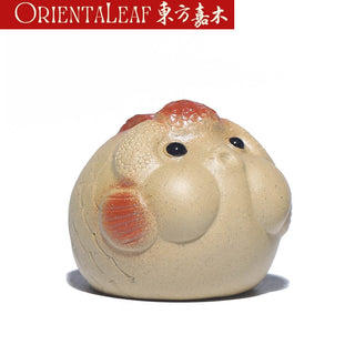 Tea Pet - Yixing Purple Clay Goldfish