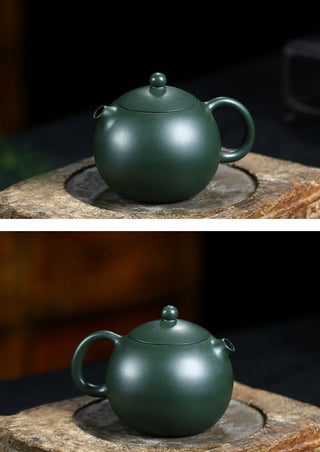 Yixing Purple Clay Teapot - Dragon Egg Pot