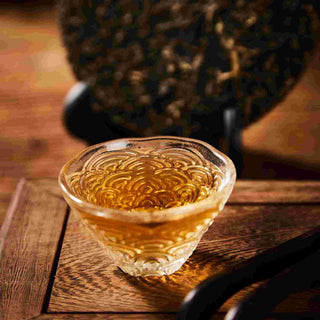 On Taoism - Jingyang Golden Flower Fu Brick Tea - 350g Cake