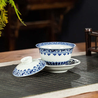 Jingdezhen Blue and White Porcelain Gaiwan