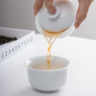 Essential Basic White Porcelain Gaiwan 110ml