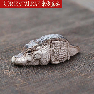 Tea Pet - Yixing Purple Clay Crocodile Tea Pet Decoration