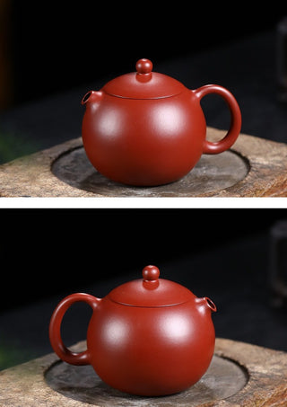 Yixing Purple Clay Teapot - Dragon Egg Pot