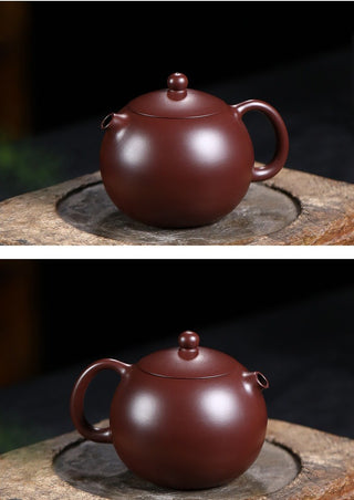 Yixing Purple Clay Teapot - Dragon Egg Pot