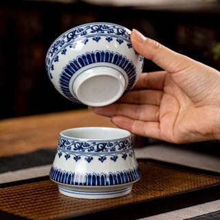 Jingdezhen Porcelain Tea Strainer - Blue and White Porcelain