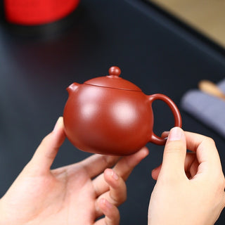 Yixing Purple Clay Teapot - Dragon Egg Pot