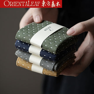 Double-layered Tea Towel - All-Cotton Gongfu Tea Accessory