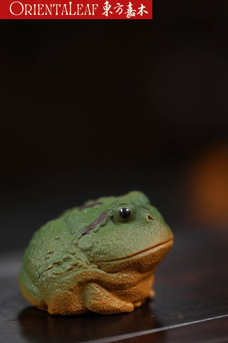 Tea Pet - Yixing Purple Clay Tea Pet Golden Toad Frog