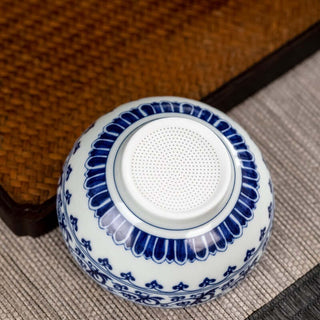 Jingdezhen Porcelain Tea Strainer - Blue and White Porcelain