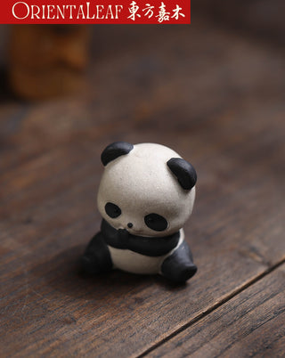 Tea Pet - Purple Clay Panda