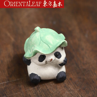 Tea Pet - Yixing Purple Panda Tea Pet & Incense Holder