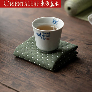 Double-layered Tea Towel - All-Cotton Gongfu Tea Accessory