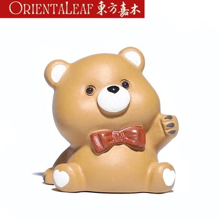 Tea Pet - Yixing Purple Panda Tea Pet & Incense Holder