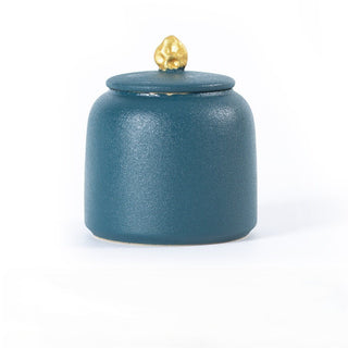 Pottery Tea Canister for Loose-leaf Tea