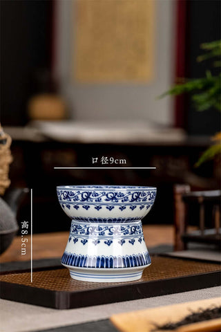 Jingdezhen Porcelain Tea Strainer - Blue and White Porcelain