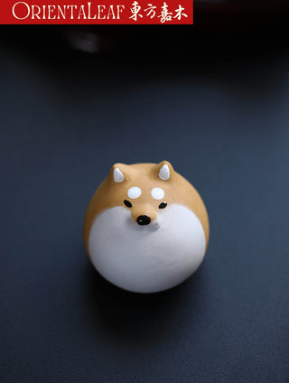 Tea Pet - Yixing Purple Clay Shiba Inu