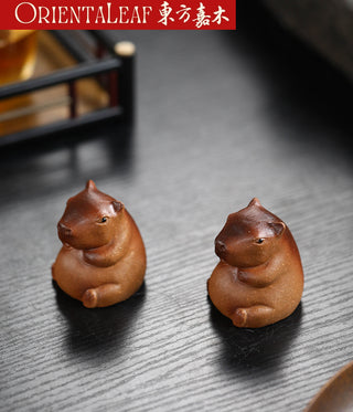 Tea Pet - Yixing Purple Clay Capybara