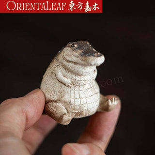 Tea Pet - Yixing Purple Clay Crocodile