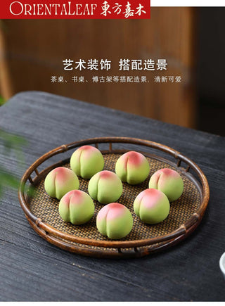 Tea Pet - Yixing Purple Clay Longevity Peach