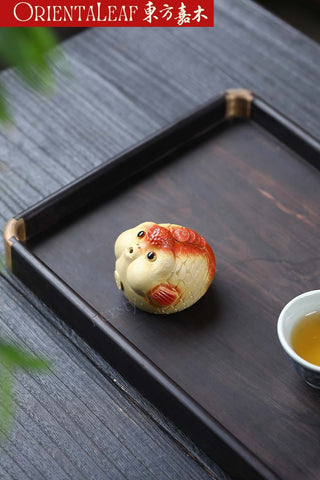 Tea Pet - Yixing Purple Clay Goldfish